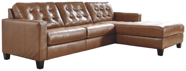 Baskove Signature Design by Ashley 2-Piece Sectional with Chaise