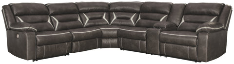 Kincord Signature Design by Ashley 4-Piece Power Reclining Sectional