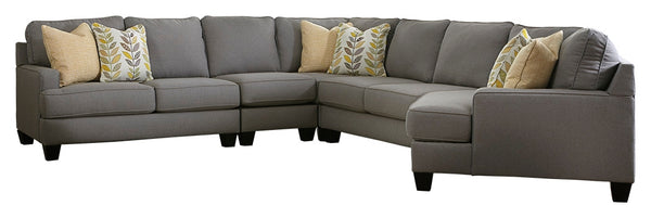 Chamberly Signature Design by Ashley 5-Piece Sectional with Cuddler