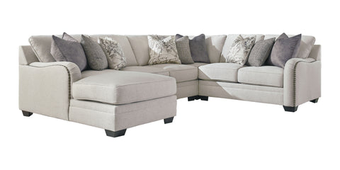 Dellara Benchcraft 4-Piece Sectional with Chaise