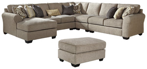 Pantomine Benchcraft 6-Piece Living Room Set with Sectional