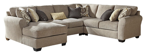 Pantomine Benchcraft 4-Piece Sectional with Chaise