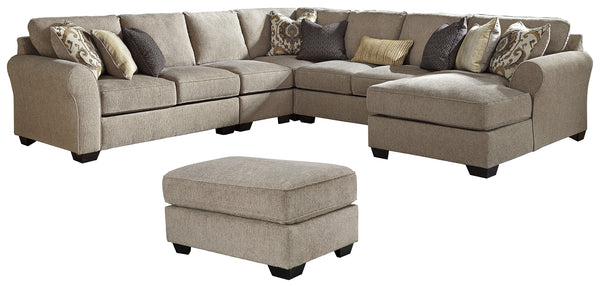 Pantomine Benchcraft 6-Piece Living Room Set with Sectional