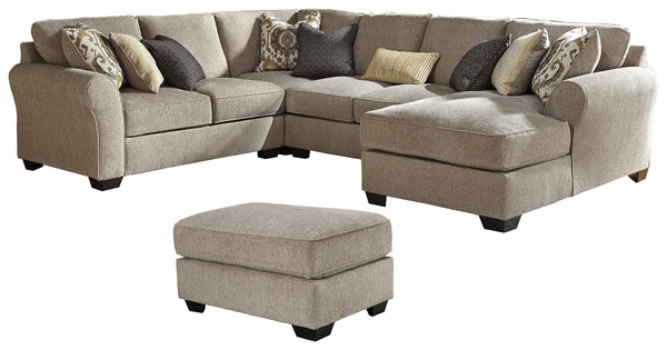 Pantomine Benchcraft 5-Piece Living Room Set with Sectional
