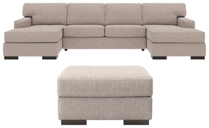 Ashlor Nuvella Ashley 4-Piece Living Room Set with Sleeper Sectional