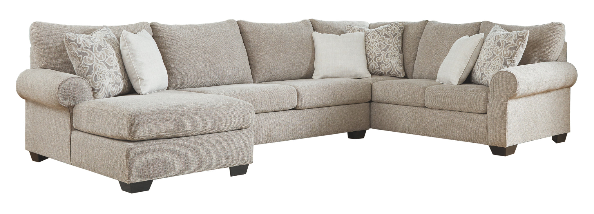 Baranello Benchcraft 3-Piece Sectional with Chaise