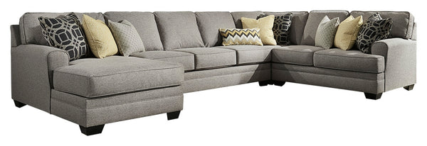 Cresson Benchcraft 4-Piece Sectional with Chaise