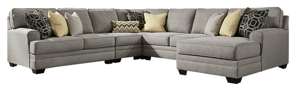 Cresson Benchcraft 5-Piece Sectional with Chaise