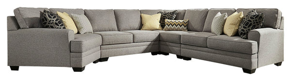 Cresson Benchcraft 5-Piece Sectional with Cuddler