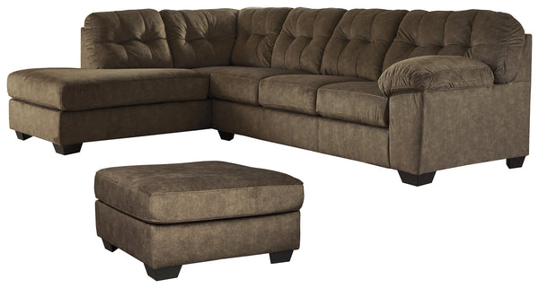 Accrington Signature Design 3-Piece Living Room Set with Sleeper Sectional