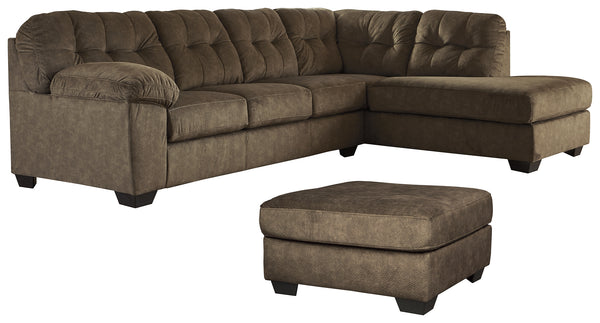 Accrington Signature Design 3-Piece Living Room Set with Sleeper Sectional