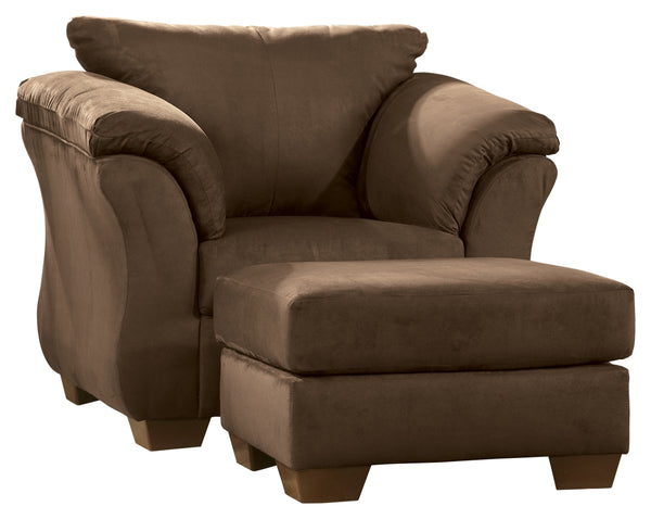 Darcy Signature Design 2-Piece Chair and Ottoman Set