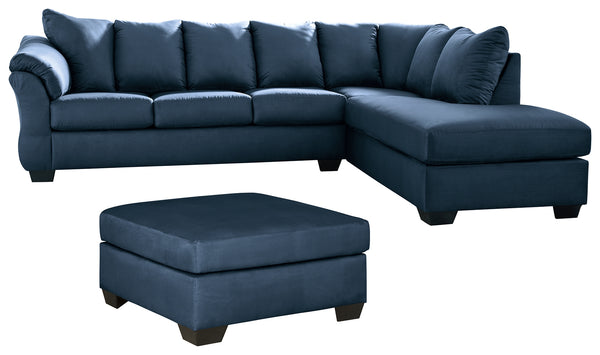 Darcy Signature Design 3-Piece Living Room Set with Oversized Ottoman