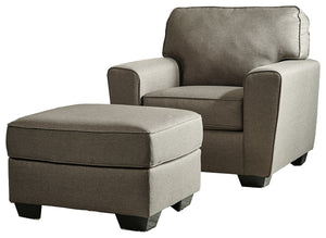 Calicho Benchcraft 2-Piece Chair and Ottoman Set