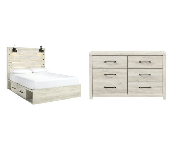 Cambeck Signature Design Master Bedroom 4-Piece Bedroom Set with 2 Storage Drawers