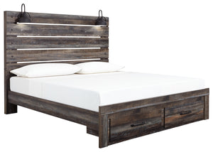 Signature Design by Ashley Drystan King Panel Bed with Storage