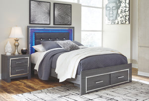 Signature Design by Ashley Lodanna Queen Panel Bed with 2 Storage Drawers