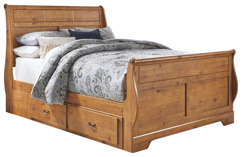 Signature Design by Ashley Bittersweet Queen Sleigh Bed with 2 Storage Drawers