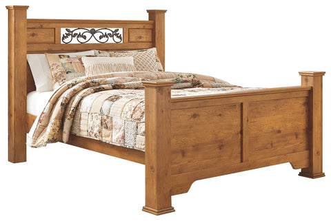 Signature Design by Ashley Bittersweet Queen Poster Bed