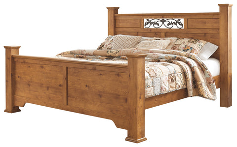 Signature Design by Ashley Bittersweet King Poster Bed