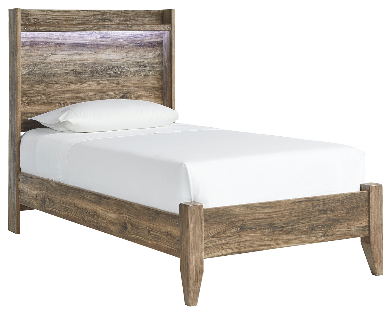 Signature Design by Ashley Rusthaven Twin Panel Bed