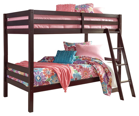 Signature Design by Ashley Halanton Twin over Twin Bunk Bed with Ladder