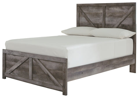 Signature Design by Ashley Wynnlow Full Crossbuck Panel Bed