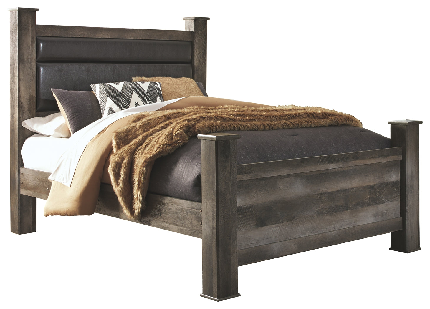 Signature Design by Ashley Wynnlow Queen Poster Bed