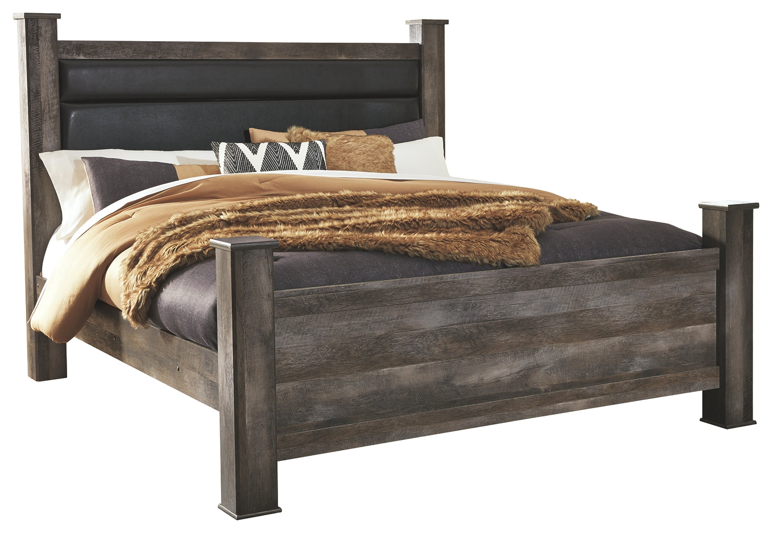 Signature Design by Ashley Wynnlow King Poster Bed