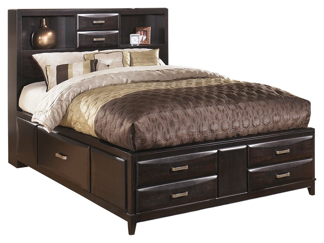 Ashley Kira Queen Storage Bed with 8 Drawers