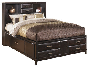 Ashley Kira King Storage Bed with 8 Drawers