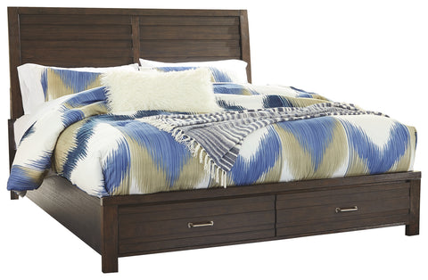 Signature Design by Ashley Darbry California King Panel Bed with 2 Storage Drawers