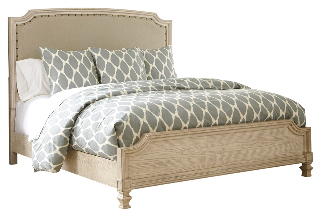 Signature Design by Ashley Demarlos King Upholstered Panel Bed