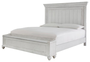 Benchcraft Kanwyn King Panel Bed with Storage Bench