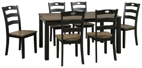 Froshburg Signature Design by Ashley Dining Table Set of 7