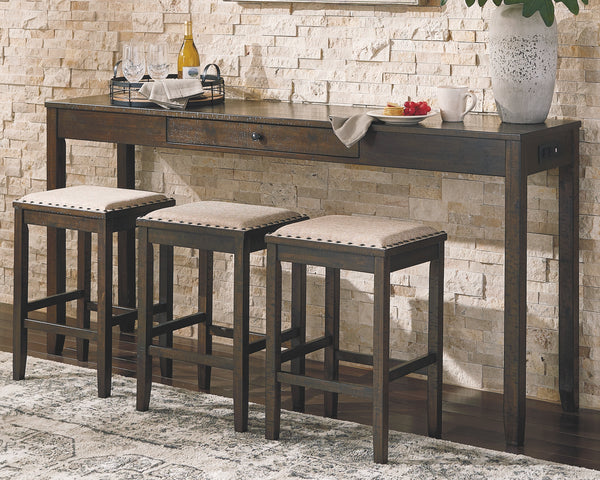 Rokane Signature Design by Ashley Counter Height Table Set of 4