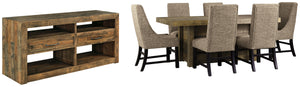 Sommerford Signature Design 8-Piece Dining Room Set with Dining Room Server