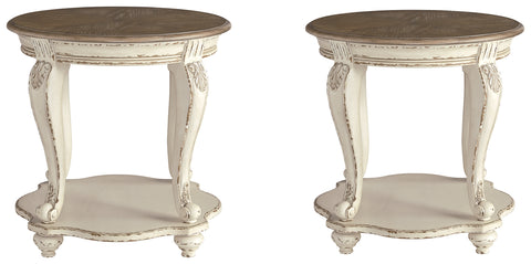 Realyn Signature Design 2-Piece End Table Set